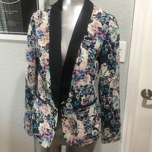 Floral blazer